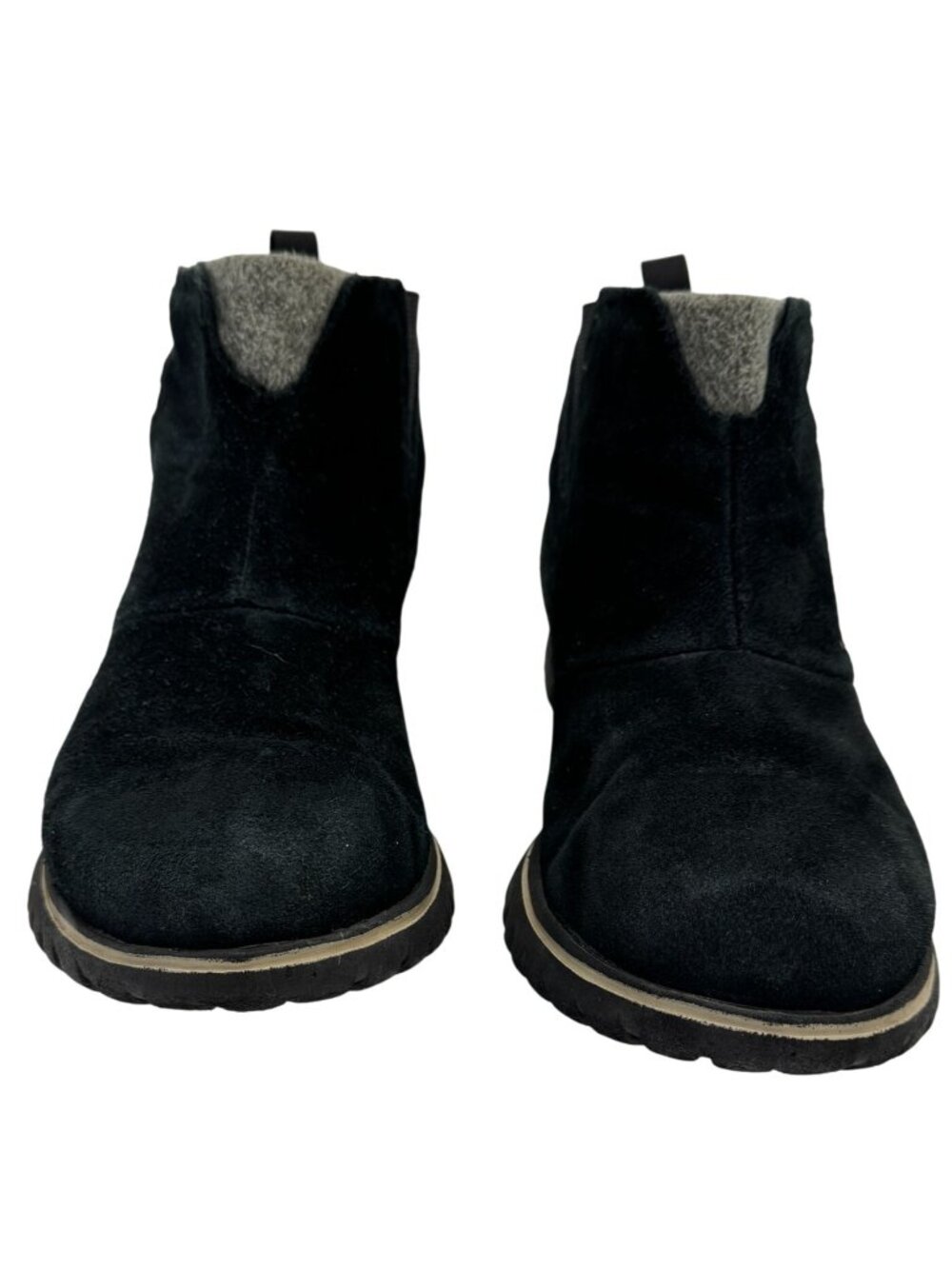 Sorel Womens Chelsea Boots 7.5 Black Suede Waterproof Pull On Casual NL2746010